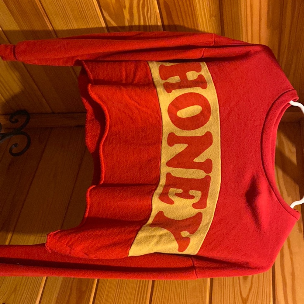 Honey long sleeve crop top